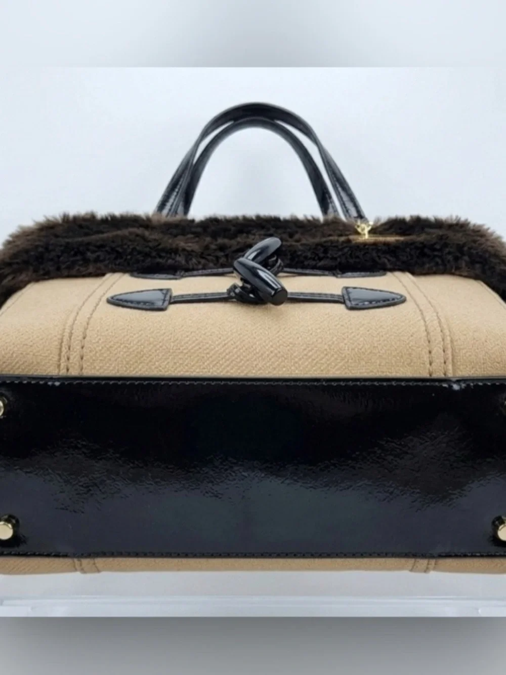 Kate Spade New York Quinn Foxtrot Hill Satchel with Kate spade charm - Picture 5 of 6